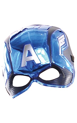 Máscara de Carnaval DISFRAZZES Capitão América (Tam: Tamanho Único) Rubies - Máscaras - máscara, carnaval, capitão americana, tamanho único