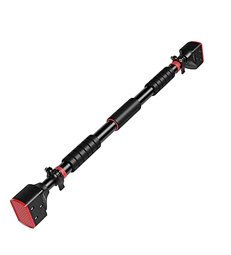 Barra de Dominadas para Fitness HOMCOM | 71-95cm - Preto Zamelux - Roupa - preto, aço, 71-95cm
