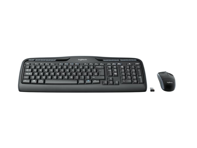Teclado LOGITECH MK330 (Wireless - Layout Alemão) Logitech - Conjuntos de acessórios de computador - wireless, layout alemão