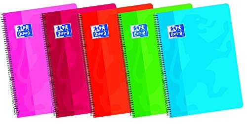 Caderno OXFORD (A5 - Branco - 21.6x14.8cm) Hamelin Brands - Cadernos e bloco de notas - A5, branco, 21.6x14.8cm