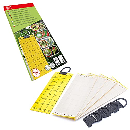 Conjunto 5 Laminas Adesivas Amarelas Resina Natural e Cera SWISSINNO - Armadilhas de controle de pragas - laminas adesivas, amarelas, resina natural, cera