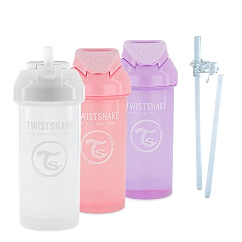 Conjunto de copos para bebidas Twistshake Sippy Up | Azul, Rosa (Puericultura - Refeição) Twistshake - Copos de transição - copos, azul, rosa, puericultura