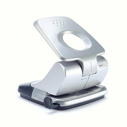 Rapesco Zero 2Holes 30Folhas Prateado (Recondicionado Como Novo) Rapesco - Perfuradores de papel - 30 folhas, prateado, construção metálica, papel A