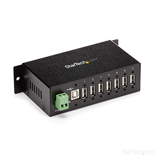 Hub de Interface StarTech.com ST7300USBME USB 2.0 Type-B 5000Mbit/s STARTECH.COM - Concentradores usb e firewire - usb 2.0, 7 portas, 5000mbit/s, preto