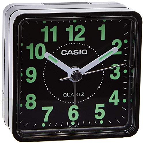 Relógio Despertador CASIO TQ-140-1EF Preto Casio - Relógios despertadores - plástico, alarma, quase, preto
