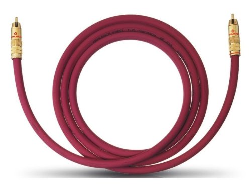 Cabo de Áudio OEHLBACH (Subwoofer - 8 m - Vermelho) OEHLBACH - Cabos de áudio e vídeo - 8m, RCA, vermelho, masculino-masculino