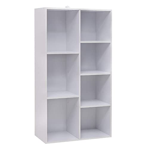 Estante WOLTU Branco (MDF - 58.5 x 28.5 x 108 cm) WOLTU - Prateleiras industriais - 20 kg, MDF, branco, 58.5 x 28.5 x 108 cm