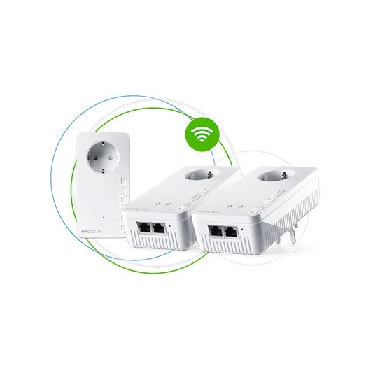 Sistema Mesh DEVOLO Magic 2 Wifi Next Starter Kit DEVOLO - Redes - 1200 mbps, G.hn, powerline, wi-fi