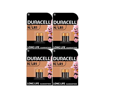 Pilhas DURACELL N/LR1 E90 (4 blister de 2 baterias) Duracell - Baterias - alcalino, LR1, 1,5v, 60mah