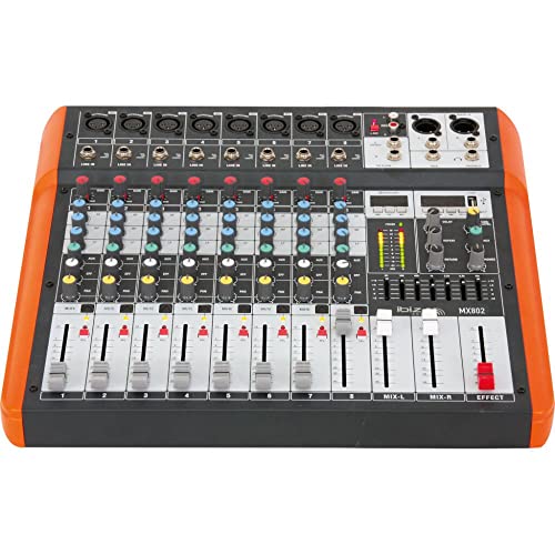 Mesa de mistura ibiza 8 canais 6 entradas usb/bt/gravação Ibiza - Mesas de áudio - mesa mistura, ibiza, 8 canais, 6 entradas usb, bt, gravação
