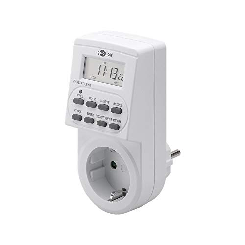 Temporizador DIGITUS 51277 (Branco - 0.2-100 s) Goobay - Tomadas e soquetes de energia - programável, 0.2-100 s, backup, recorrente