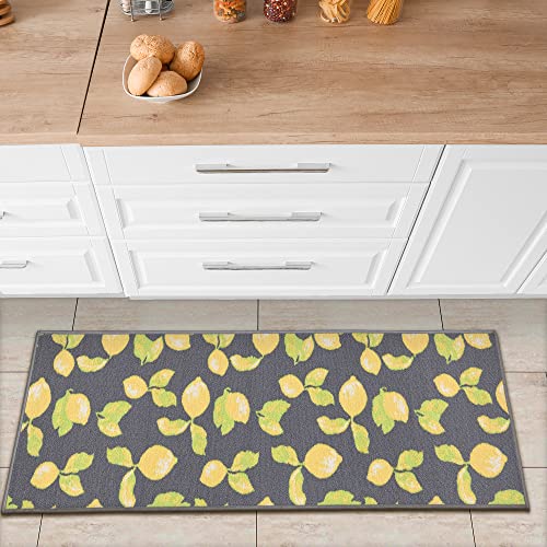 Tapete HOME & LIVING Ottomanson Lemon Collection Contemporary Grey Lemon Ottomanson - Tapetes - tecido macio, contemporâneo, fácil de limpar