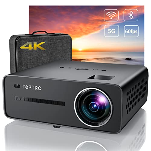 Projetor TOPTRO P100 (22000 Lumens - Full HD) TOPTRO - Projetores multimídia - 22000 lumens, full hd