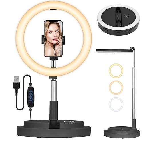 Suporte para Smartphone TARION Ring Light TARION - Acessórios para telemóveis - led, video chamada, metal, selfies