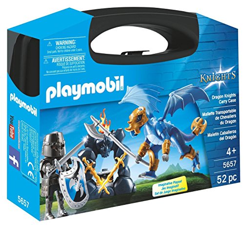 PLAYMOBIL Cavaleiros do Dragão (Idade Mínima Recomendada: 4 anos) PLAYMOBIL - Brinquedos - cavaleiros, dragão, 4 anos, acessórios