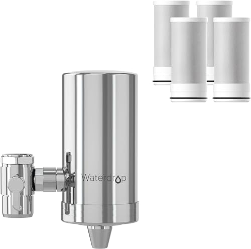 Filtro para chuveiro Waterdrop WD-FC-06 | Preto Waterdrop - Eletrodomésticos de cozinha - 99.9% metais pesados, moléculas orgânicas, cloro removido, carvão ativado