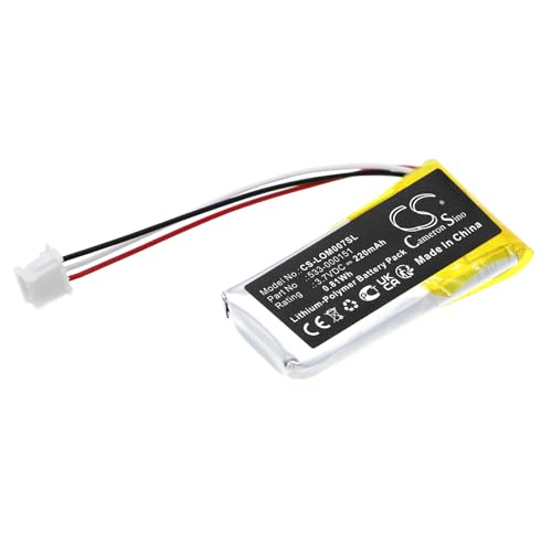 Bateria para Rato TECHTEK 533-000151 (G502) Techtek - Dispositivos de entrada - polímero de lítio, 220 mAh, 3,7 V, preto