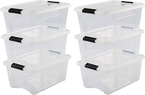 Caixa de Arrumação IRIS OHYAMA New Top Box NTB-15 Iris Ohyama - Utensílios de mesa - design moderno, tampa transparente, suportes de fixação
