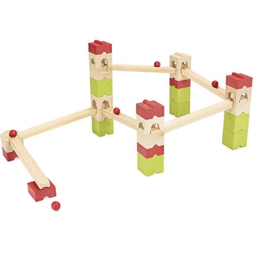 Kit de brinquedos de tronco JEJUJURA JEUJURAJ8362 JEUJURA - Conjuntos de pista de mármore - montagem, madeira, diversão, peças