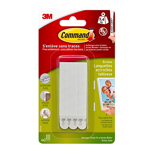 Fita para Etiquetar 3M 17207C (Consumíveis e Acessórios) Command - Fitas adesivas de escritório - interior, 54 kg, fácil de utilizar