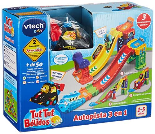 Brinquedo Educativo VTECH Autopista 3 em 1 VTech - Conjuntos de brinquedos - brinquedo educativo, autopista 3 em 1, conjunto de 3 peças, divertir-se, andar, escadas
