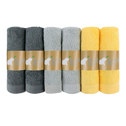 Panos de Fraldas BUDDING BEAR Bambu (6 unidades) Budding Bear - Toalhas de banho e panos de limpeza - bambu, absorvente, biodegradável, naturais