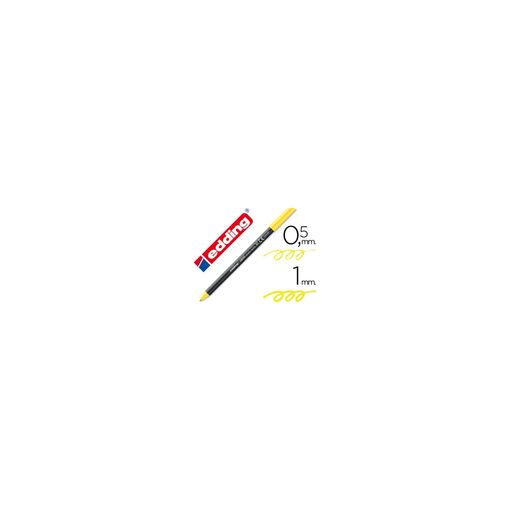 Marcador Fluorescente EDDING (Amarelo - 10 Unidades) Edding - Marcadores e marcadores de texto - fluorescente, 10 unidades, 0,5-1mm
