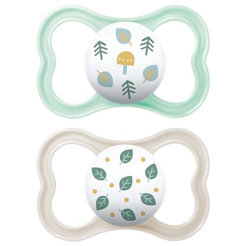 Conjunto Chupetas MAM Air Silicone Brilhante (0.5 anos) MAM - Chupetas e mordedores - silicone, 0,5 anos, autoesterilização, skinsoft
