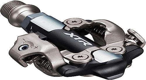 Pedais SHIMANO M9100 (Preto - 12.5 cm - 1 unidade) Shimano XTR - Peças da transmissão da bicicleta - preto, 12.5 cm