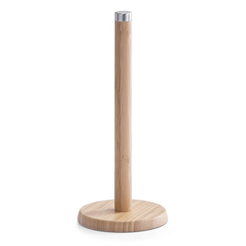 Suporte para Papel de Cozinha ZELLER 25283 Zeller - Suportes e dispensadores de papel toalha - bambu, preto