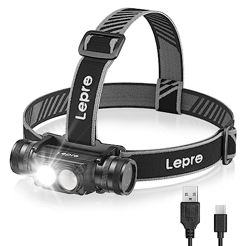 Lanterna Lepro Linterna Frontal Led Recargable Lepro - Lanterna e faróis - lanterna, lepro linterna, frontal led, recarregável, 8 horas