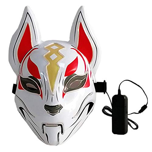 Máscara DISFRAZZES Lixada De Zorro (Tam: Adulto) Lixada - Máscaras - máscara, lixada, zorro, adulto, luz LED, fiestas