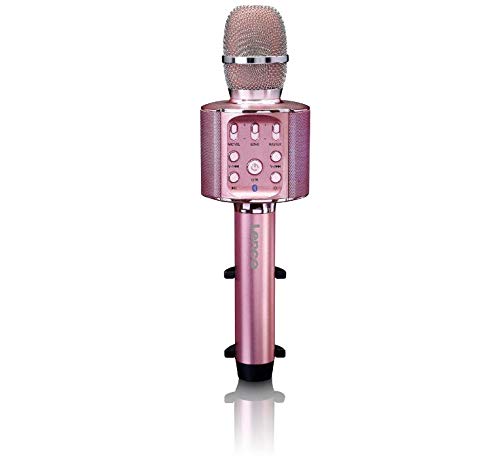 Microfone Lenco BMC-090 | Rosa (Microfone) Lenco - Microfones - com fios, jack 3.5mm, bluetooth 4.2