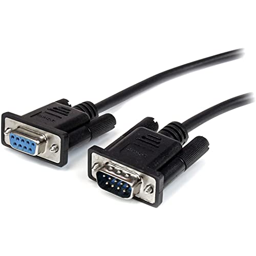 Cabo de Série STARTECH (DB9 - DB9 - 1 m) STARTECH.COM - Áudio - db9, 1 m, preto