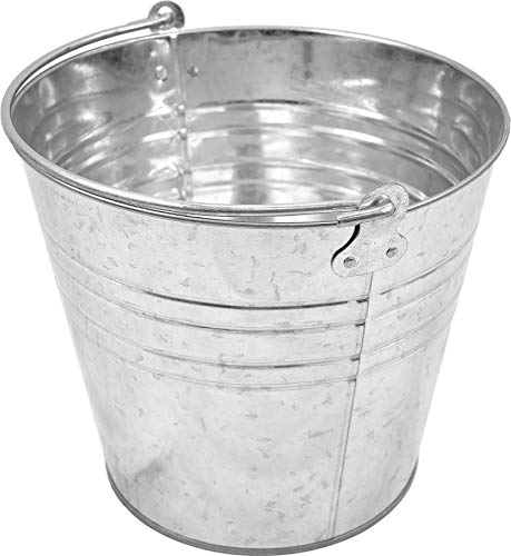 Caixa de Transporte de Materiais 12L Metal Galvanizado com Alça PAMEX - Carrinhos e caddies de limpeza - 12L, metal galvanizado, lavável à máquina, preto
