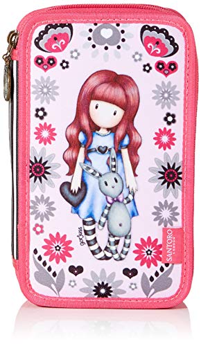 Bolsa de Ombro SANTORO GORJUSS Plumier Triple Santoro Gorjuss - Organizadores de mesa - três compartimentos, lápis de cor, canetas, marcadores