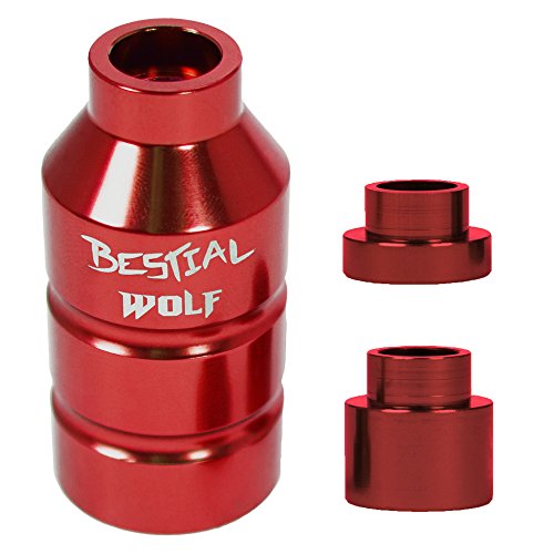 Estribo de Bicicleta PEG Wolf (Vermelho - 16.5x0.9x1.2cm) Bestial Wolf - Peças de automóveis - vermelho, 16.5x0.9x1.2cm