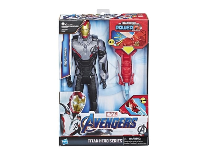 Figura de Ação AVENGERS Titan Hero Fx Iron Man 16 cm Hasbro - Bonecos de ação e brinquedo - Iron Man, armadura, efeitos especiais, 1,6 cm, pvc