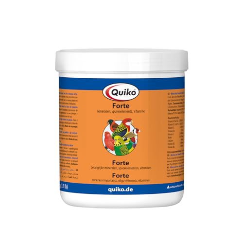 Complemento Alimentar para Canários, Papagaios e Pombos QUIKO Forte (500 g) QUIKO - Vitaminas e suplementos para animais de estimação - canários, papagaios, pombos, forte