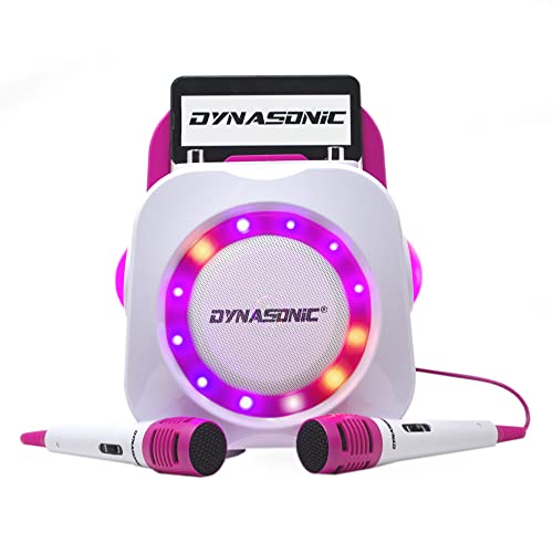 Microfone Portátil DYNASONIC com Fio Rosa Dynasonic - Áudio - portátil, fio, alta qualidade, design moderno