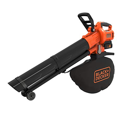 Sopradores de folhas BLACK & DECKER Bcblv3625L1 BLACK + DECKER - Ferramentas elétricas multifuncionais - sem fios, 500 W, 270 km/h, 45 l