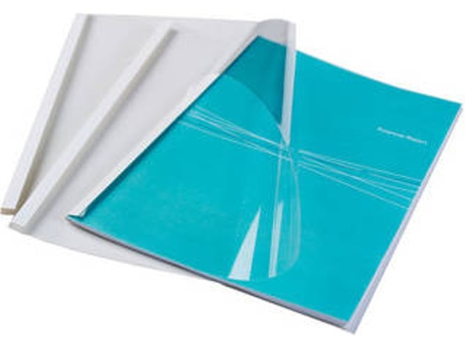 Pack 100 Capas para Encadernação FELLOWES 53152 A4 Branco Fellowes - Papel de capa - a4, branco, 32 folhas