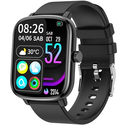Smartwatch POPGLORY 110+ (Bluetooth - Silicona - Rosa) Popglory - Monitores de atividade - bluetooth, silicona, rosa
