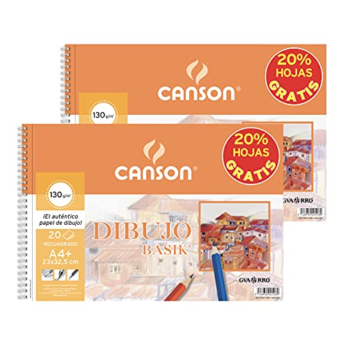Álbum de Fotografias CANSON Basik Quadrado (A4) Fila - Papel de arte e artesanato - a4, 130 g/m², papel branco natural, superfície rígida