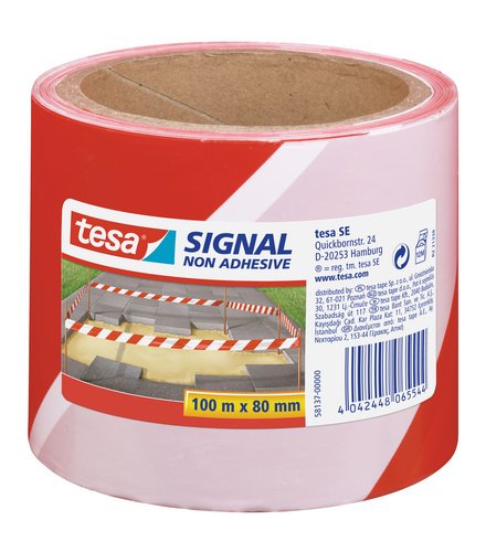 Fita de Sinalização TESA 58137-00000-00 | Vermelho TESA - Fitas de sinalização e advertência - vermelho, resistente, interiores, exteriores