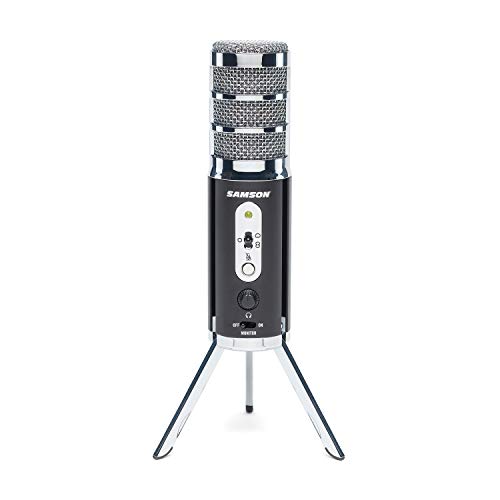 Microfone Samson Satellite Preto (Microfone) Samson - Microfones - usb, 24 bits, 96 khz, plug and play
