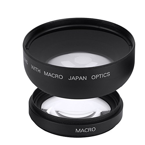 Kit de lentes Vbestlife 52mm 0.45x Grande angular + macro Conversão universal para Canon VBESTLIFE - Conversores de lentes - kit, lentes, vbestlife, canon, grande angular, macro