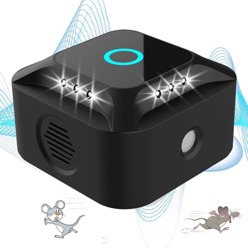Repelente de Rato Eléctrico com Luz Led 3W XiangJiang-EU - Controle de pragas - repelente, rato eléctrico, luz LED