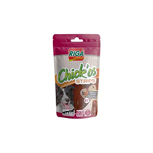 Snack para Cão CHICK'OS (100 g - Seca - Sabor: Frango) Riga - Petiscos para cães - 100 g, seca, frango