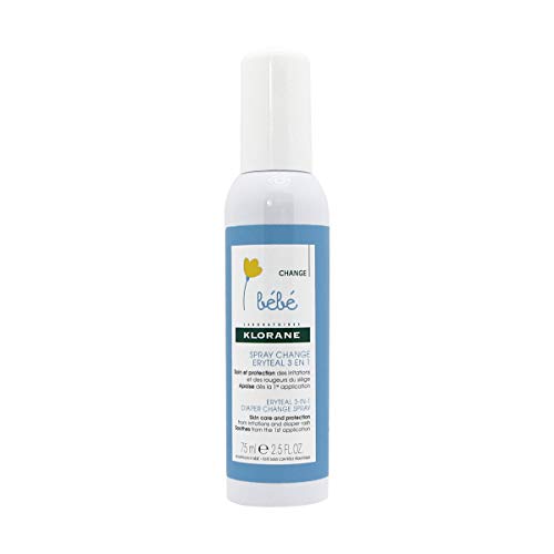 Spray de mudar fraldas Klorane Bebe Eryteal Spray 3 em 1 Klorane - Toalhitas higiénicas para adultos - spray, fraldas, bebé, limpeza